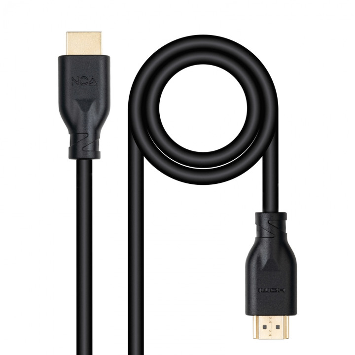 Nanocable Cable HDMI V2.0 4K@60Hz 18Gbps A/M-A/M CCS 0.5 m