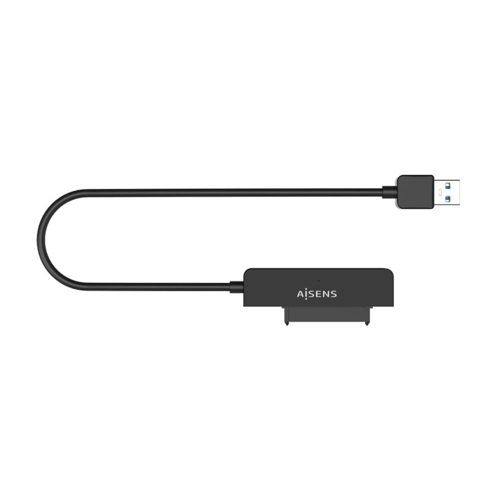 AISENS Adaptador SATA a USB-A USB3.0/USB3.1 Gen1 para Discos Duros 2.5, Negro