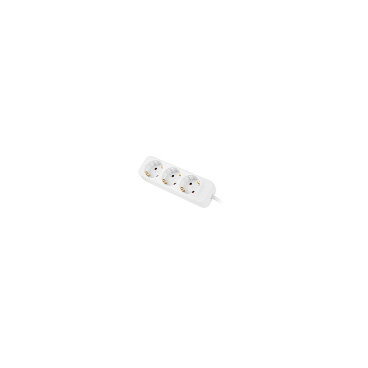 Lanberg PS0-03F-0150-W base múltiple 1,5 m 3 salidas AC Interior Blanco