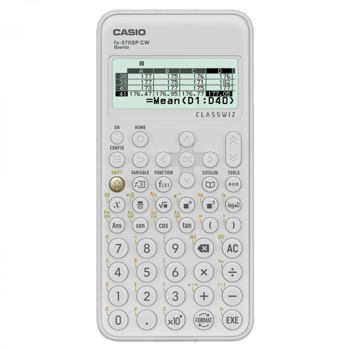 Casio FX-570SPX CW calculadora Bolsillo Calculadora cientÍ­fica Blanco