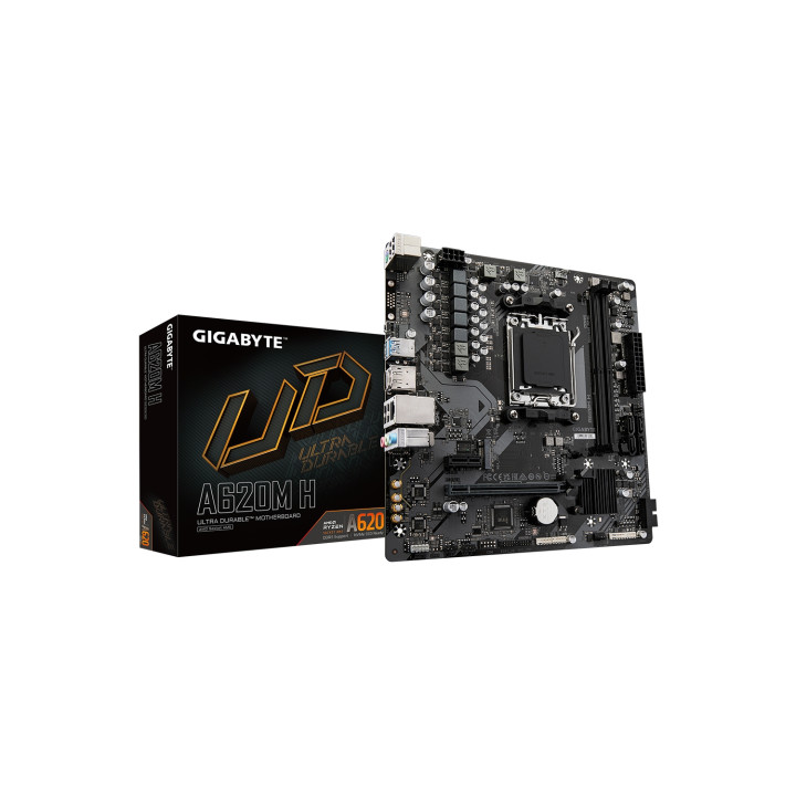 Gigabyte A620M H (rev. 1.0) AMD A620 Zócalo AM5 micro ATX Placa Base