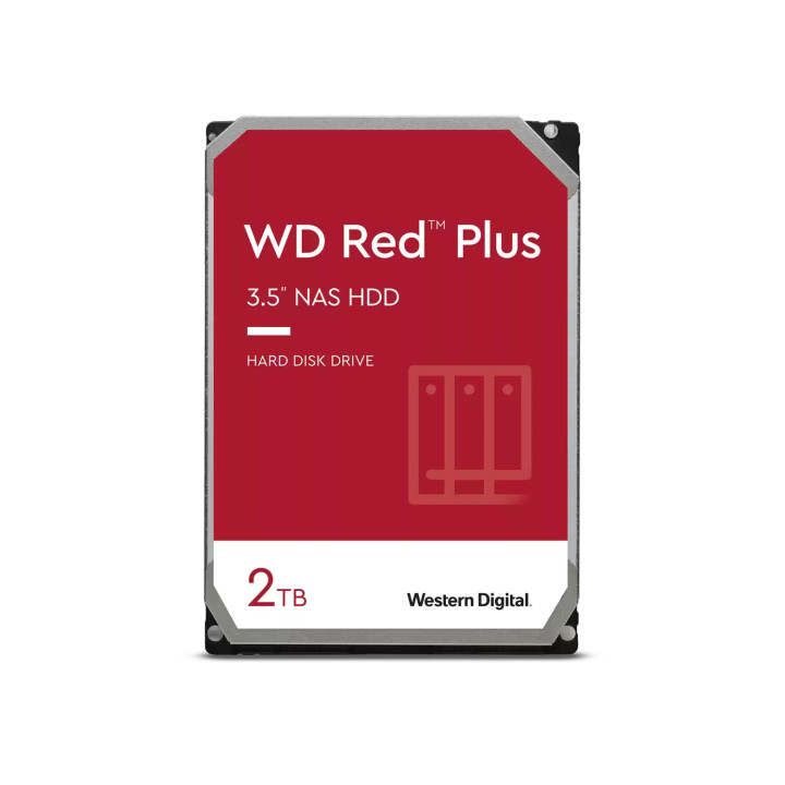 Western Digital Red Plus WD20EFPX disco duro interno 3.5" 2 TB SATA