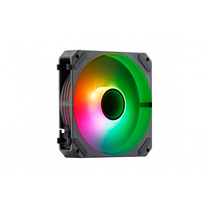 ABYSM Arclight 2.0 ARGB Carcasa del ordenador Ventilador 12 cm Negro 3 pieza(s)