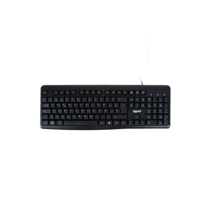 iggual Teclado estándar CK-BASIC2-105T negro