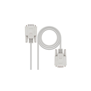 Nanocable CABLE SERIE RS232 DB9/M-DB9/H 1.8 M