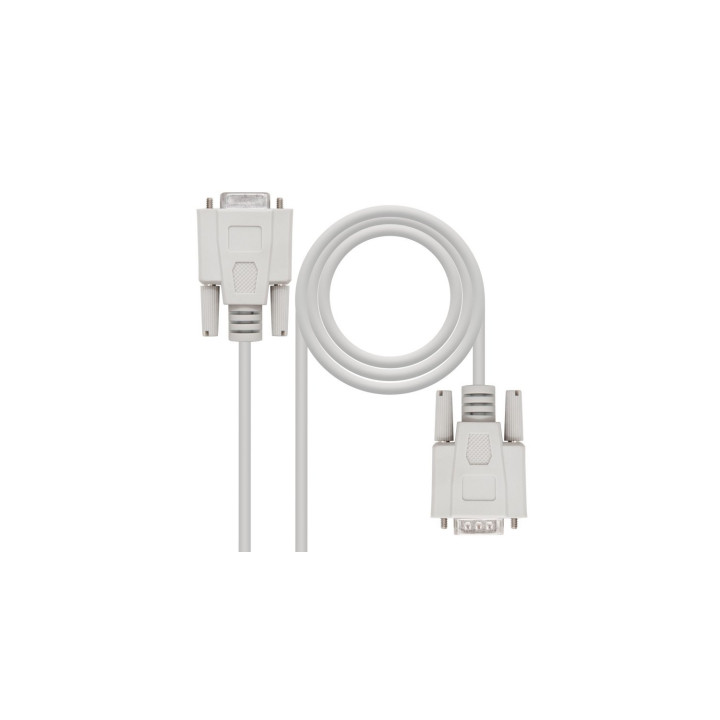 Nanocable CABLE SERIE RS232 DB9/M-DB9/H 1.8 M