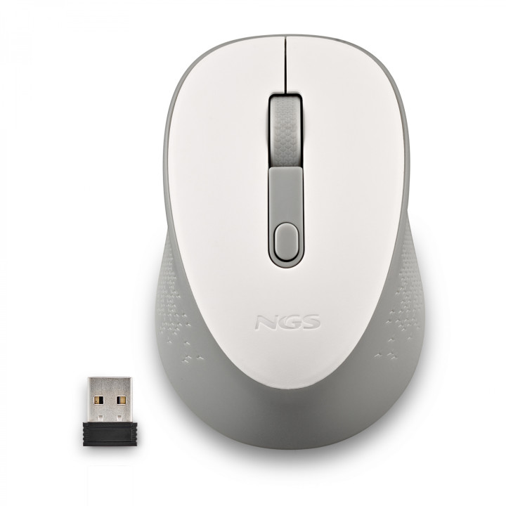 NGS DEW ratón Ambidextro RF inalámbrico Í“ptico 1600 DPI