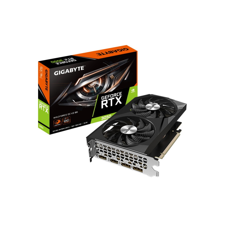 Gigabyte GeForce RTX 3050 WINDFORCE OC V2 8G NVIDIA 8 GB GDDR6