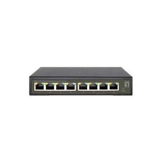 LevelOne GES-2108P switch Gestionado L2 Gigabit Ethernet (10/100/1000) EnergÍ­a sobre Ethernet (PoE) Negro