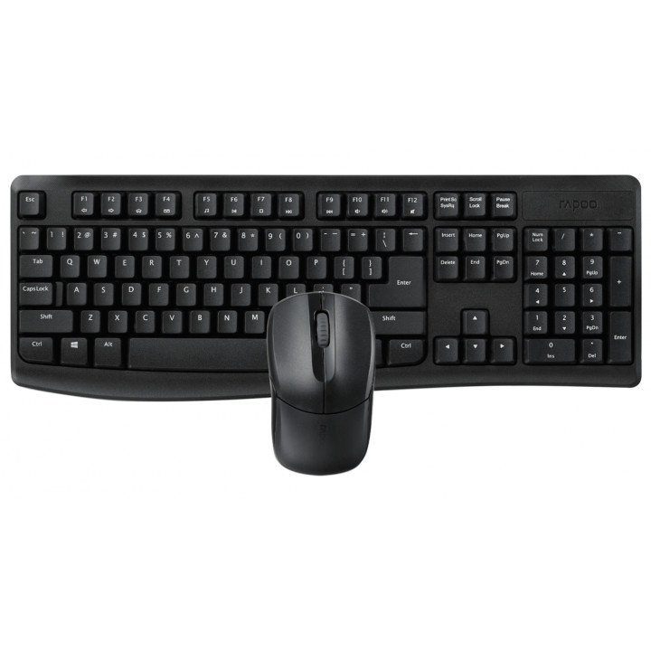 Rapoo X1800Pro teclado Ratón incluido RF inalámbrico QWERTY Negro