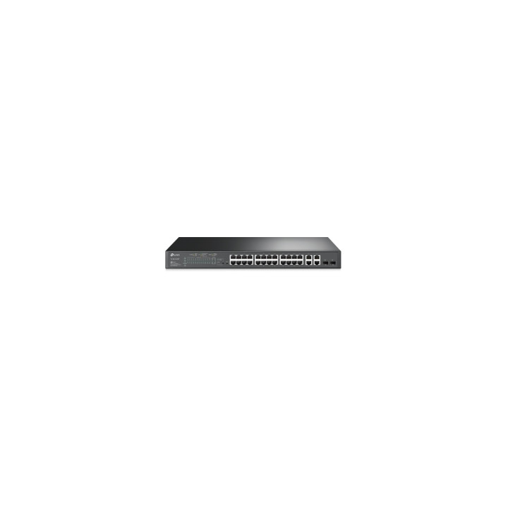 TP-Link T1500-28PCT Gestionado L2 Fast Ethernet (10/100) EnergÍ­a sobre Ethernet (PoE) 1U Negro