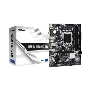 Asrock B760M-HDV/M.2 D4 Intel B760 LGA 1700 micro ATX Placa Base