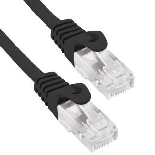 Phasak Cable de Red 100% Cu Cat.6 UTP Sólido Negro 5M