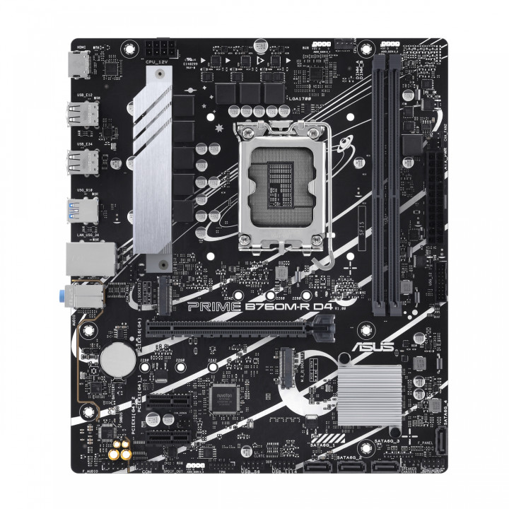 ASUS PRIME B760M-R D4 Intel B760 LGA 1700 micro ATX Placa Base