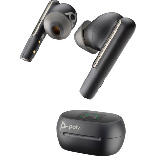 POLY Voyager Free 60+ UC Auriculares Inalámbrico Dentro de oÍ­do Llamadas/Música USB Tipo C Bluetooth Negro