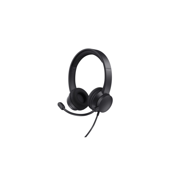 Trust Ayda Auriculares Alámbrico Diadema Llamadas/Música USB tipo A Negro