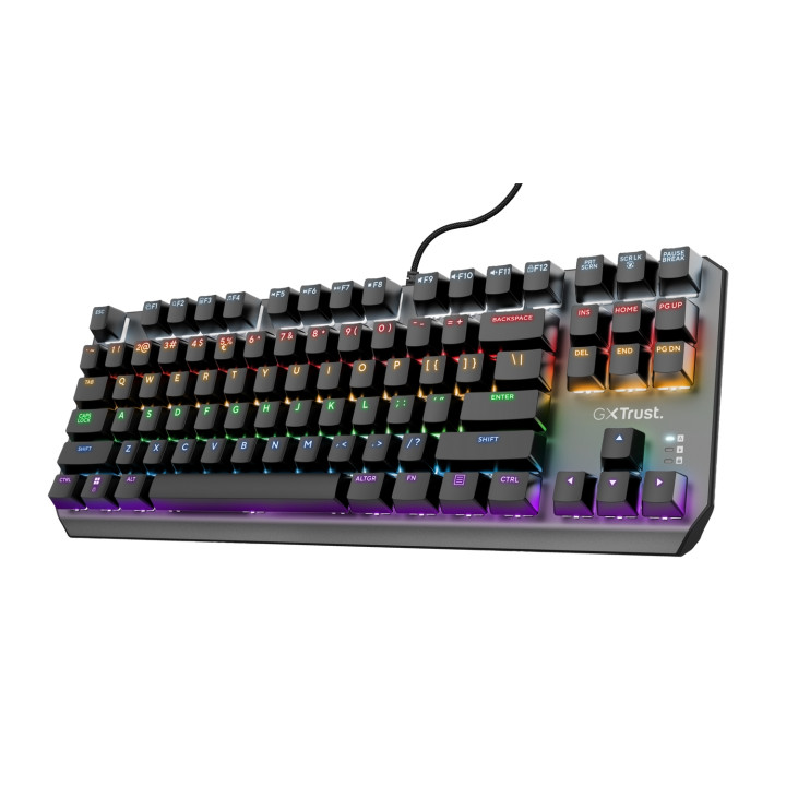 Trust GXT 834 CALLAZ teclado USB QWERTY Negro