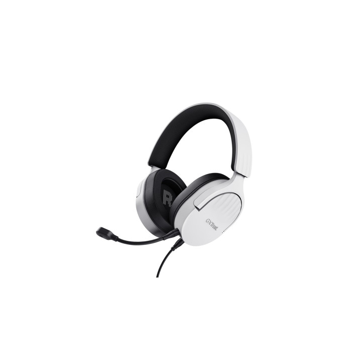 Trust GXT 489W FAYZO Auriculares Alámbrico Diadema Juego Negro, Blanco
