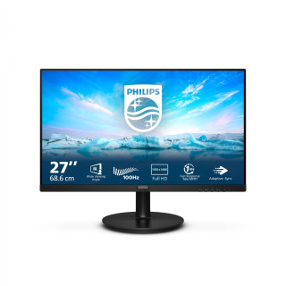 Philips V Line 271V8LAB/00 27" 1920 x 1080 Pixeles Full HD LCD Negro Monitor