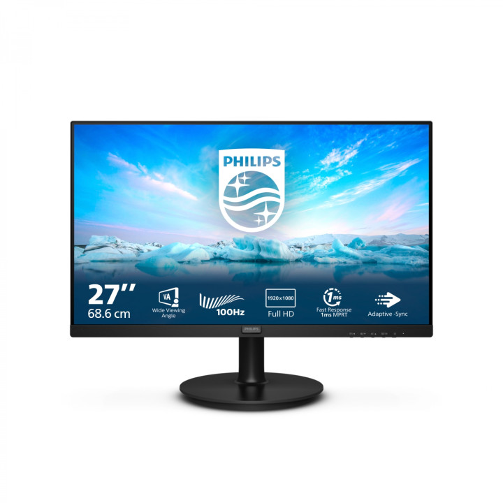 Philips V Line 271V8LAB/00 27" 1920 x 1080 Pixeles Full HD LCD Negro Monitor