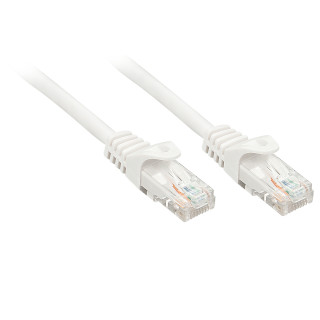 Lindy RJ-45/RJ-45 Cat.6 0.3m cable de red Blanco 0,3 m Cat6 U/UTP (UTP)