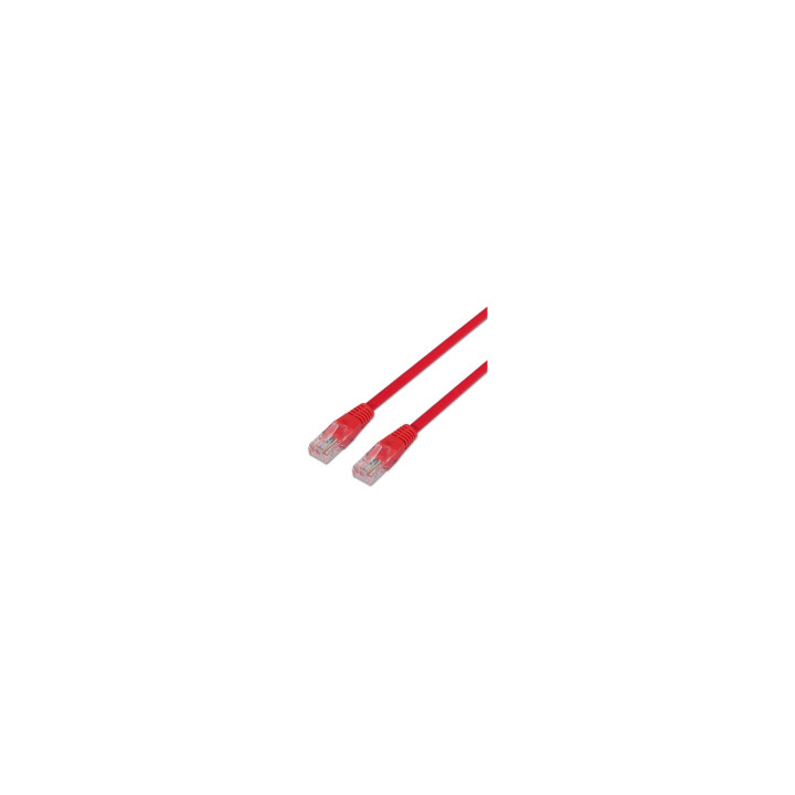 LATIGUILLO RJ45 CAT-5E 2M UTP NANOCABLE ROJO 10.20.0102-R