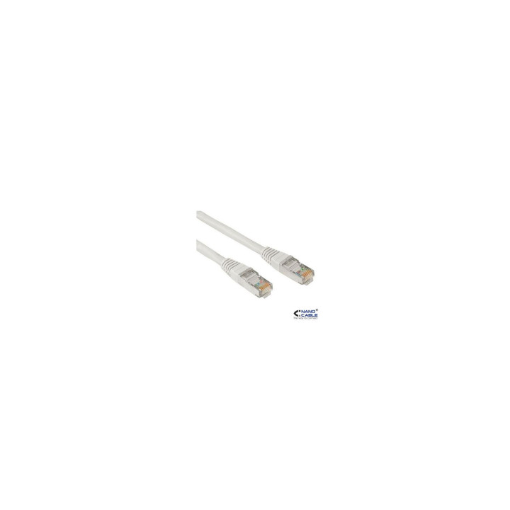 LATIGUILLO RJ45 UTP CAT-5E 3M NANOCABLE GRIS 10.20.0103