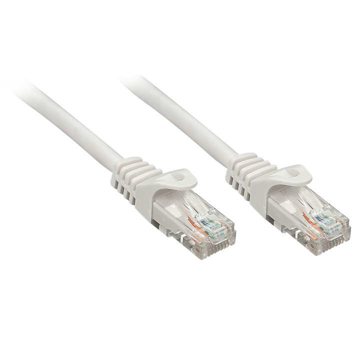Lindy RJ-45/RJ-45 Cat6 2m cable de red Gris U/UTP (UTP)