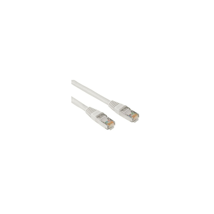 LATIGUILLO RJ45 UTP CAT-5E 5M FLEXIBLE NANOCABLE GRIS 10.20.0105