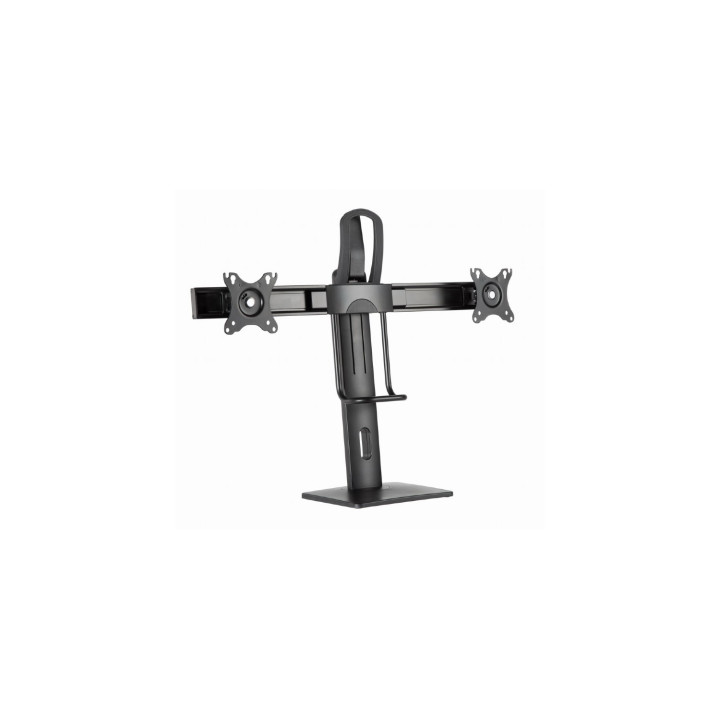 Gembird MS-D2-01 soporte para monitor 68,6 cm (27") Negro Escritorio