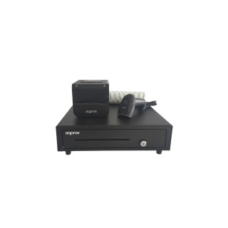 Approx Pos Pack para TPV appPOSPACK4180-2D Impresora + Cajón + Lector + Papel