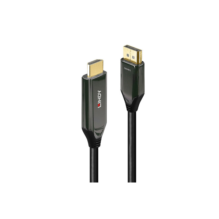 Lindy 40931 adaptador de cable de vÍ­deo 2 m HDMI tipo A (Estándar) DisplayPort Negro