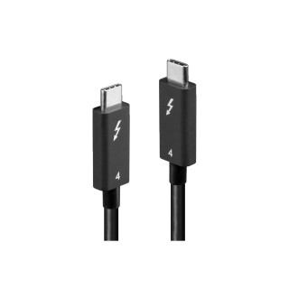 Lindy 31121 cable Thunderbolt 2 m 40 Gbit/s Negro