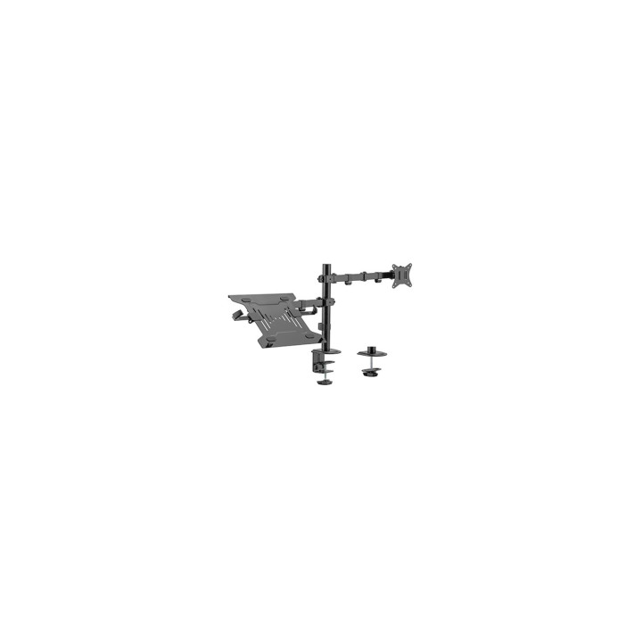Gembird MA-DA-03 soporte para monitor 81,3 cm (32") Negro Escritorio