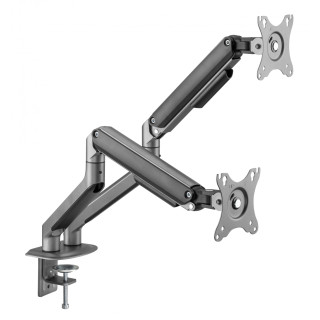 Gembird MA-DA2-05 soporte para monitor 81,3 cm (32") Gris Escritorio