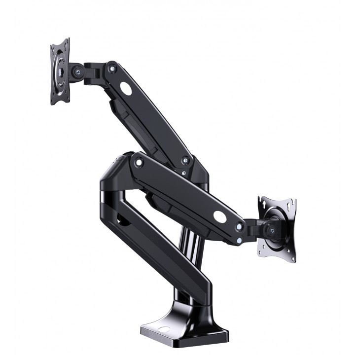 Gembird MA-DA2-03 soporte para monitor 88,9 cm (35") Negro Escritorio