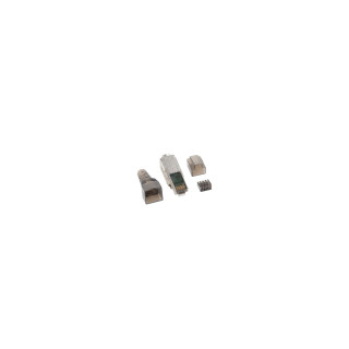 Lanberg PLSA-6000TL conector RJ-45 Plata