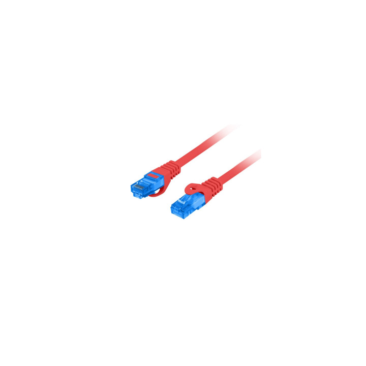 Lanberg PCF6A-10CC-0300-R cable de red Rojo 3 m Cat6a S/FTP (S-STP)
