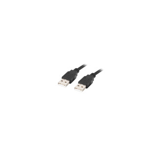 Lanberg CA-USBA-20CU-0018-BK cable USB 1,8 m USB 2.0 Negro