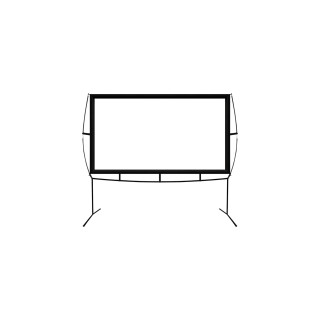 Approx Vision Pantalla de proyección portátil 120â€ appPB120C