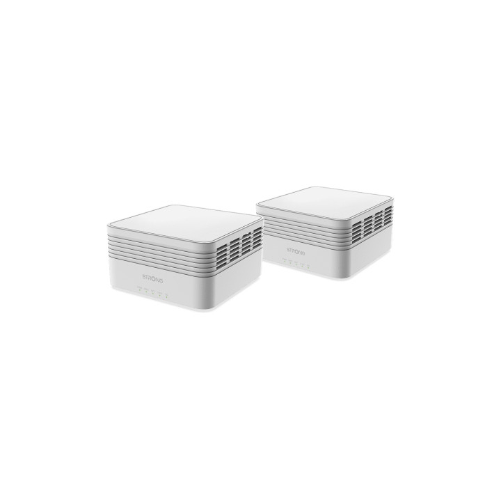 Strong MESHKITAX3000 sistema Wi-Fi Mesh (Wi-Fi en malla) Doble banda (2,4 GHz / 5 GHz) Wi-Fi 6 (802.11ax) Blanco 2...