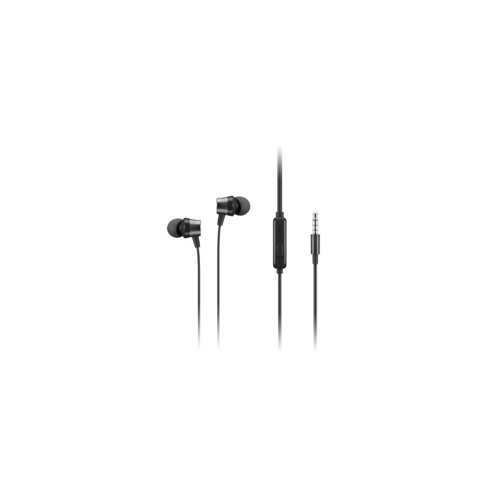 Lenovo 4XD1J77352 auricular y casco Auriculares Alámbrico Dentro de oÍ­do Oficina/Centro de llamadas Negro