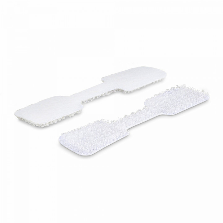 StarTech.com Paquete de 100 - Etiquetas Blancas de 9cm para Cables - de Gancho a Gancho - de Gestión de Cables - Para...