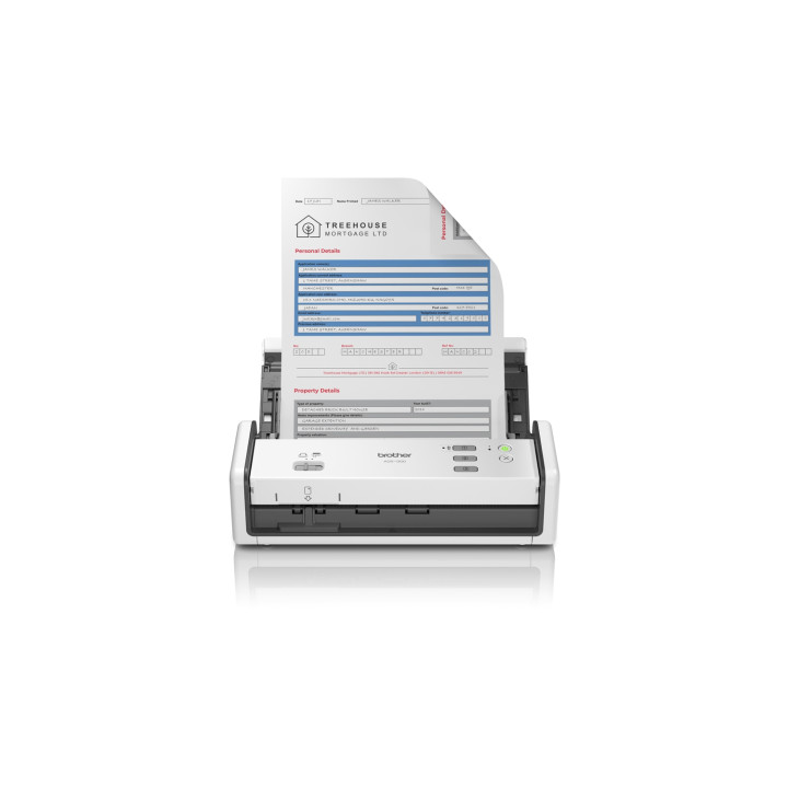 Brother ADS-1300 Escáner con alimentador automático de documentos (ADF) 1200 x 1200 DPI A4 Blanco
