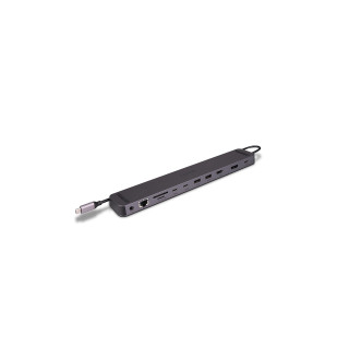 Lindy 43392 base para portátil y replicador de puertos Acoplamiento USB 3.2 Gen 1 (3.1 Gen 1) Type-C Antracita