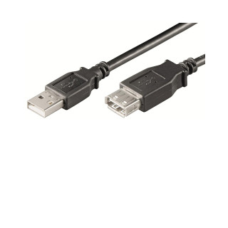 CABLE USB M A USB H 1 MT EWENT EW-UAA-010-P