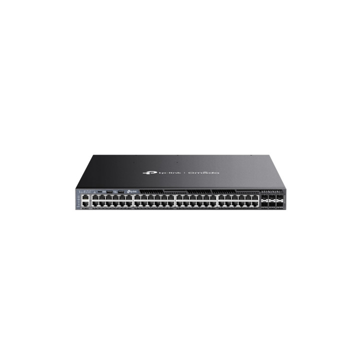 TP-Link Omada SG6654XHP switch Gestionado L3 Gigabit Ethernet (10/100/1000) EnergÍ­a sobre Ethernet (PoE) 1U Negro
