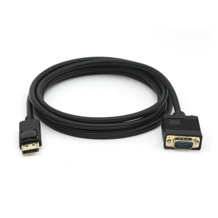 Equip 119338 adaptador de cable de vídeo 2 m VGA (D-Sub) DisplayPort Negro