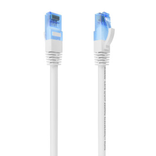 AISENS Cable De Red Latiguillo RJ45 Cat.6 UTP AWG26 CCA, Blanco, 0.5 m