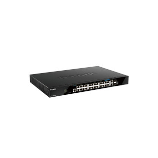 D-Link DGS-1520-28MP/E switch Gestionado L3 Gigabit Ethernet (10/100/1000) Energía sobre Ethernet (PoE) 1U Negro